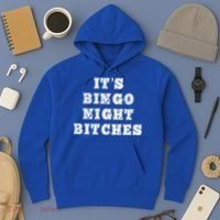 Bingo Night Bitches Bingo Lover Player Game Night Funny Gift Hoodie thumb 3