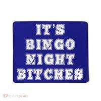 Bingo Night Bitches Bingo Lover Player Game Night Funny Gift Mousepad thumb 0