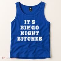 Bingo Night Bitches Bingo Lover Player Game Night Funny Gift Tank Top thumb 2