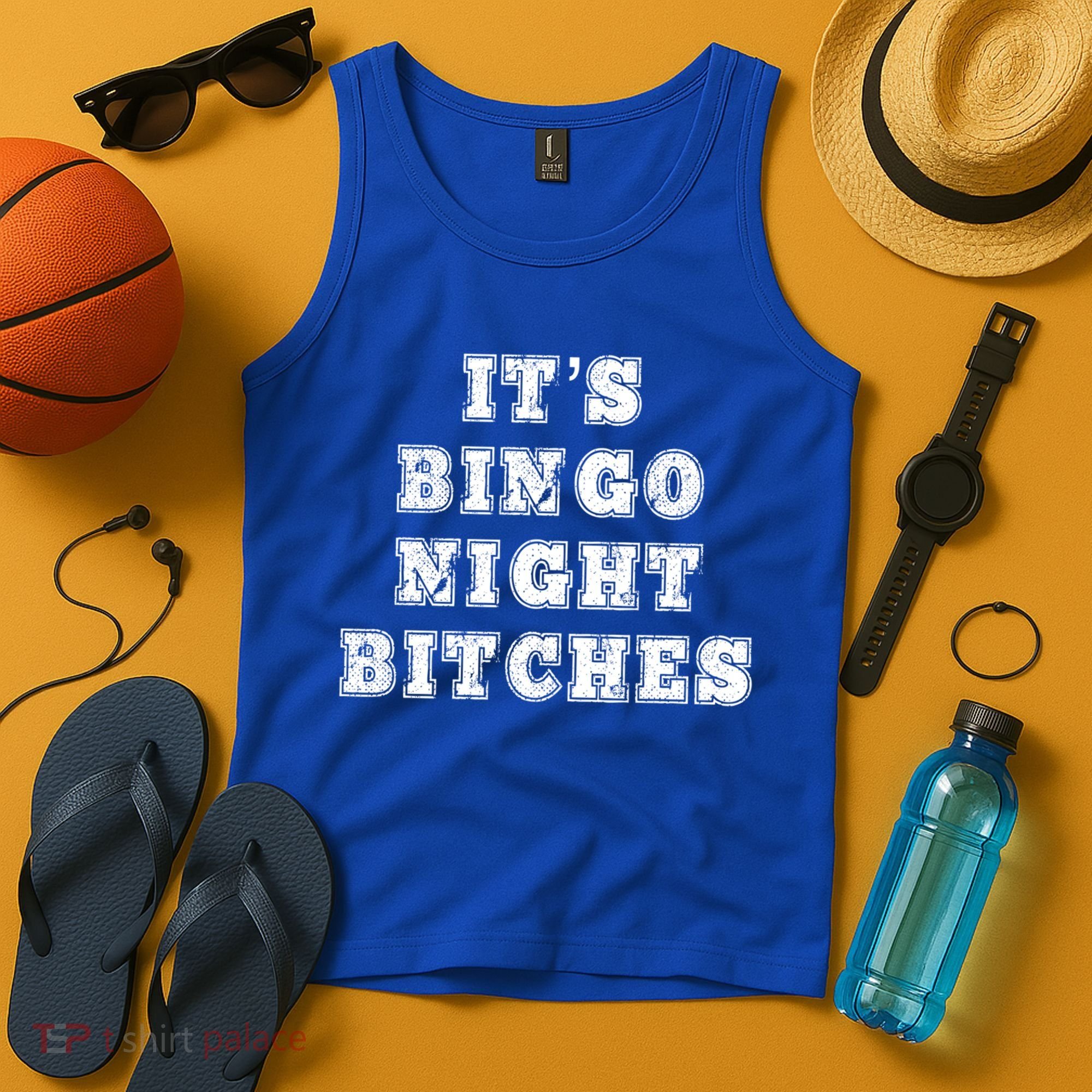 Bingo Night Bitches Bingo Lover Player Game Night Funny Gift Tank Top