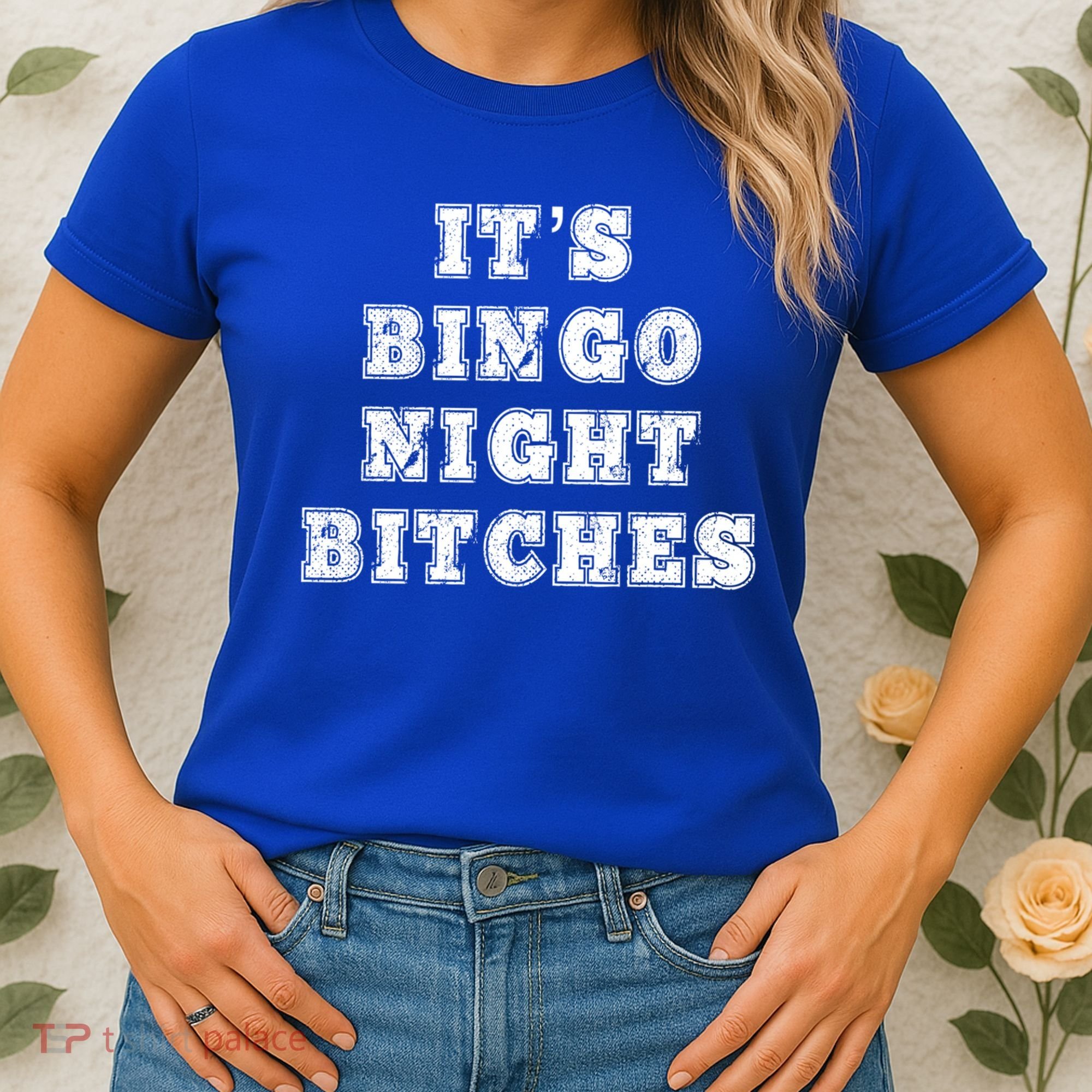 Bingo Night Bitches Bingo Lover Player Game Night Funny Gift Women's T-Shirt