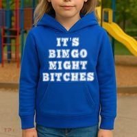 Bingo Night Bitches Bingo Lover Player Game Night Funny Gift Kids Hoodie thumb 3