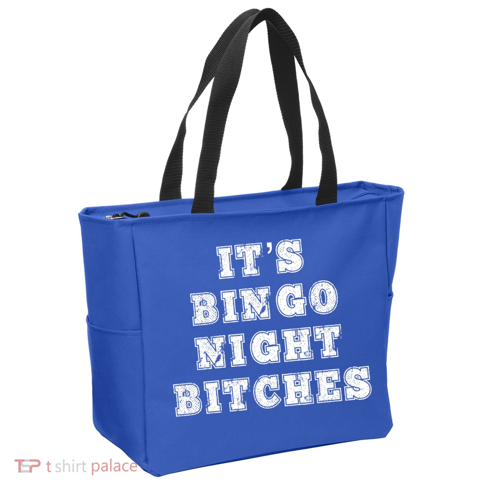 Bingo Night Bitches Bingo Lover Player Game Night Funny Gift Tote Bag
