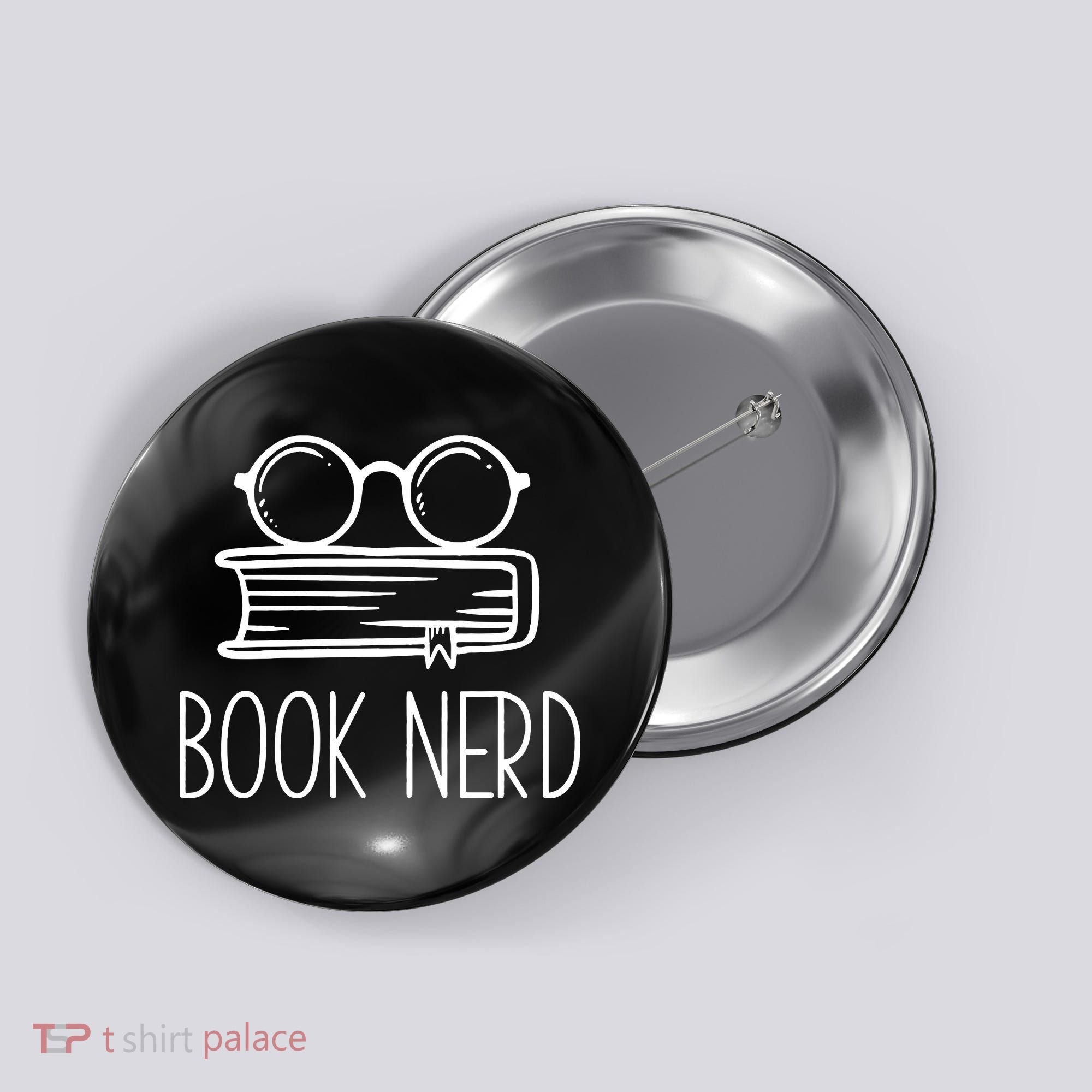 Book Nerd Button
