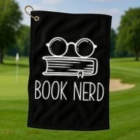 Book Nerd Golf Towel thumb 1
