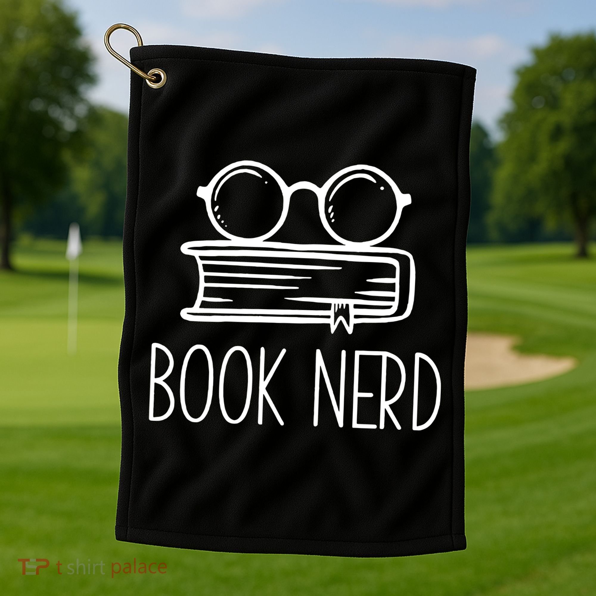 Book Nerd Golf Towel
