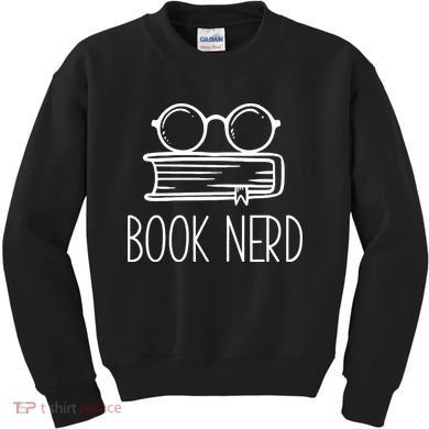 Book Nerd Kids Sweatshirt