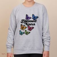 Blessed Nana Beautiful Grandparents Day Gift Women's Sweatshirt thumb 0