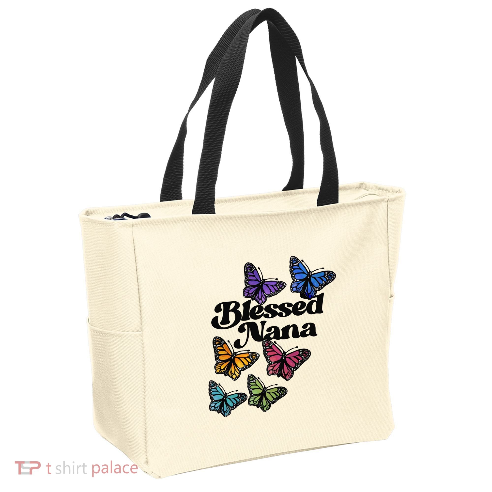Blessed Nana Beautiful Grandparents Day Gift Tote Bag