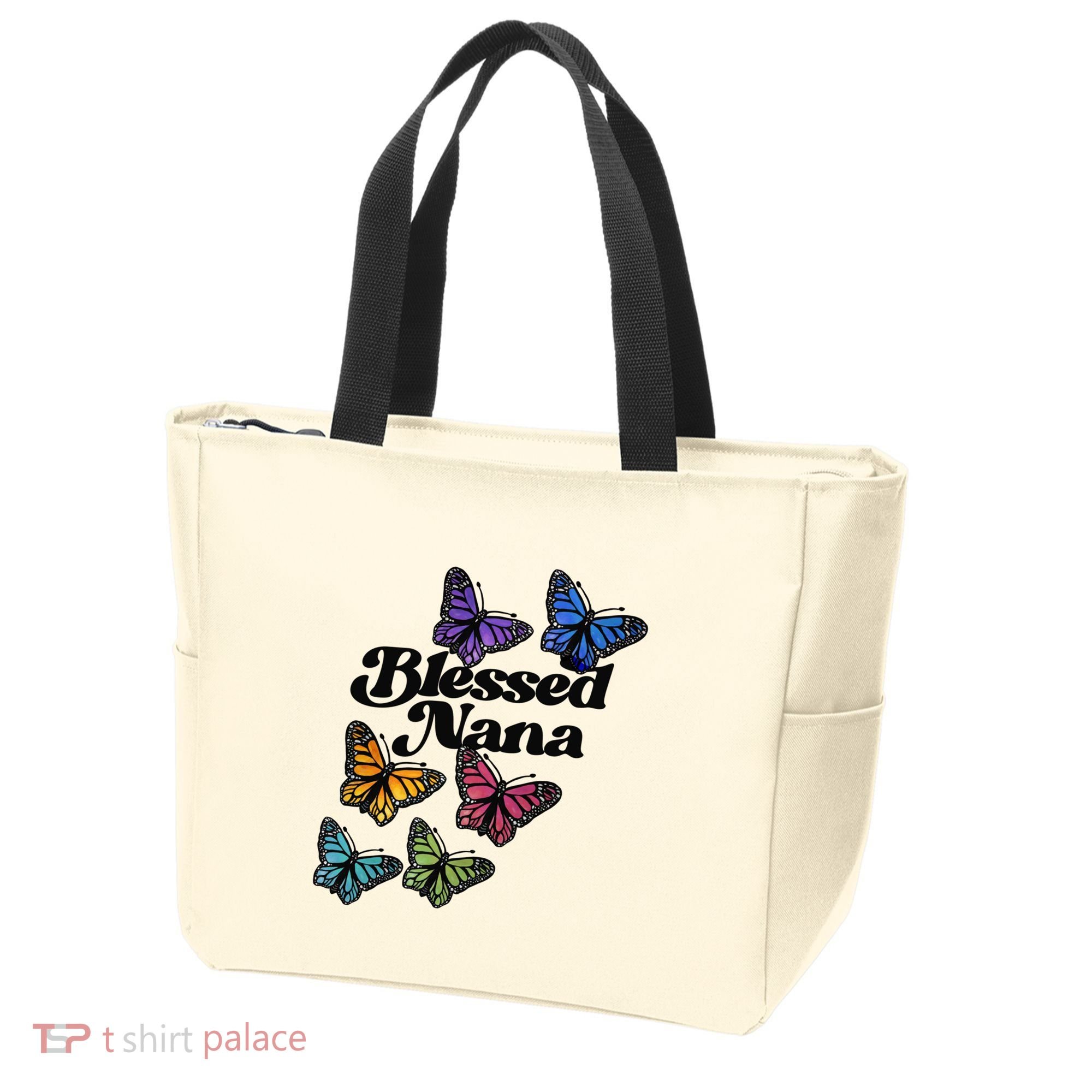 Blessed Nana Beautiful Grandparents Day Gift Tote Bag