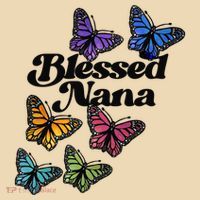 Blessed Nana Beautiful Grandparents Day Gift Tote Bag thumb 4