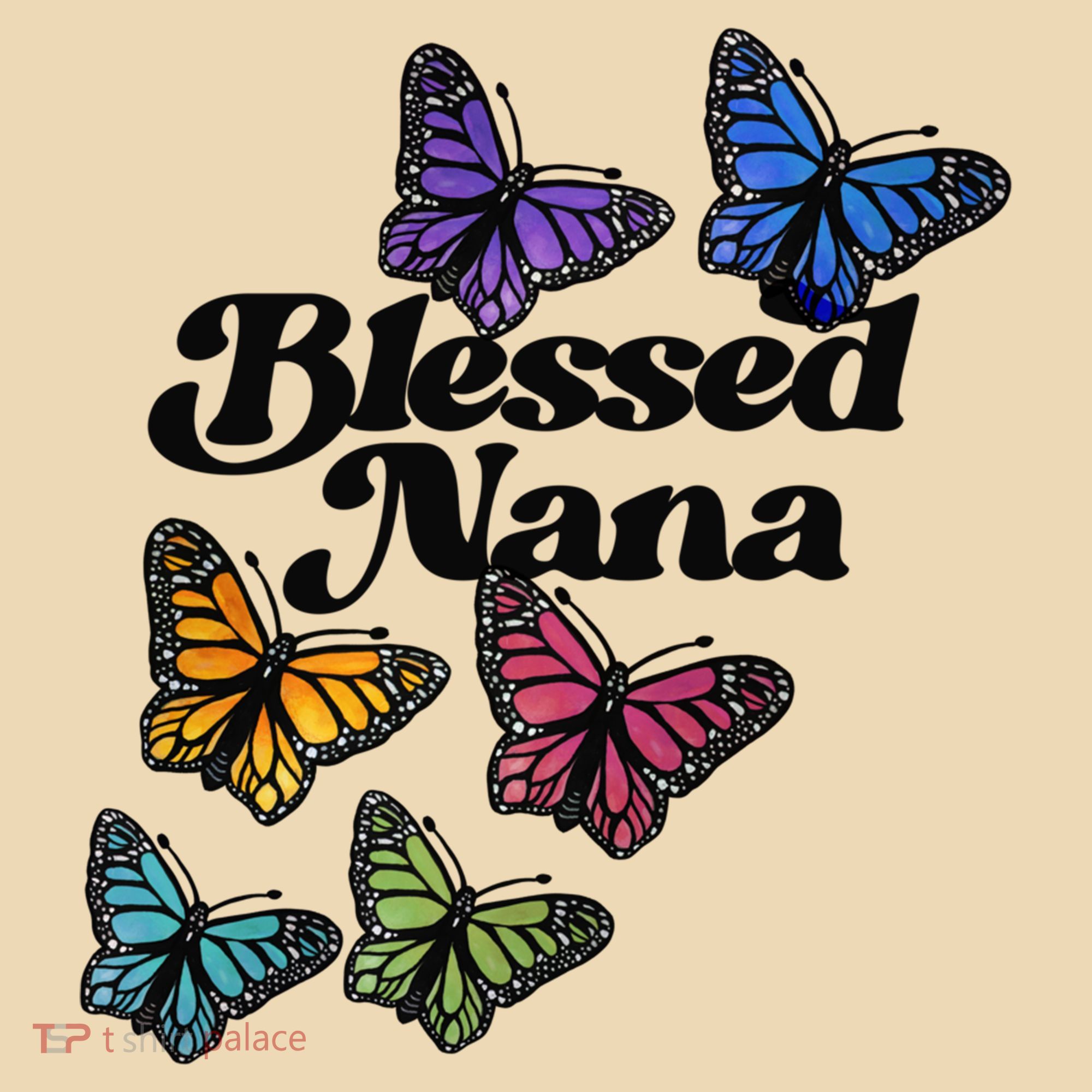 Blessed Nana Beautiful Grandparents Day Gift Tote Bag