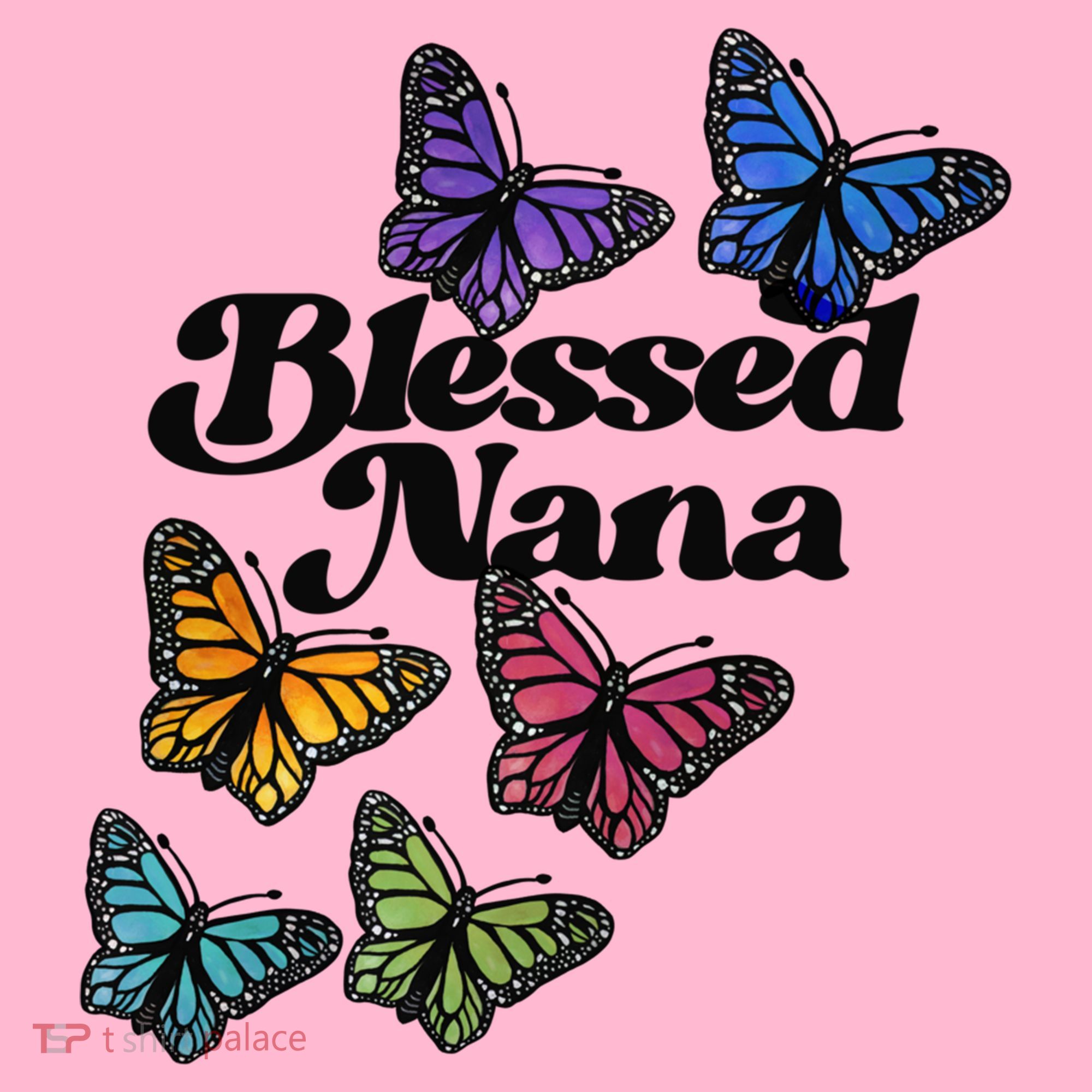 Blessed Nana Beautiful Grandparents Day Gift Coaster