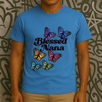 Blessed Nana Beautiful Grandparents Day Gift T-Shirt thumb 3