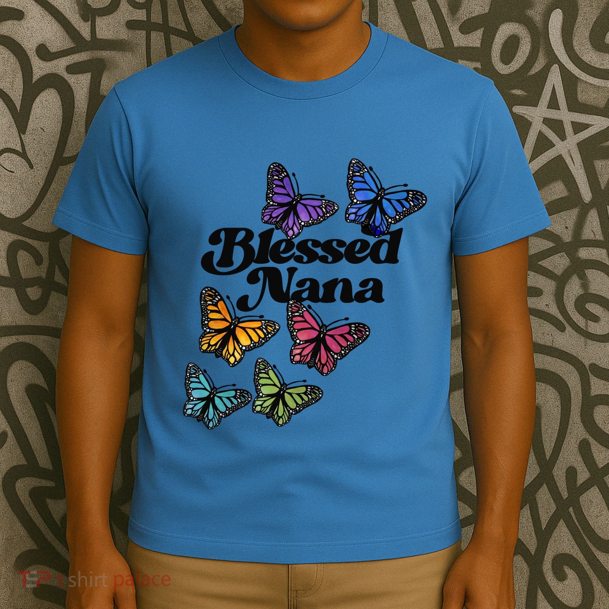 Blessed Nana Beautiful Grandparents Day Gift T-Shirt