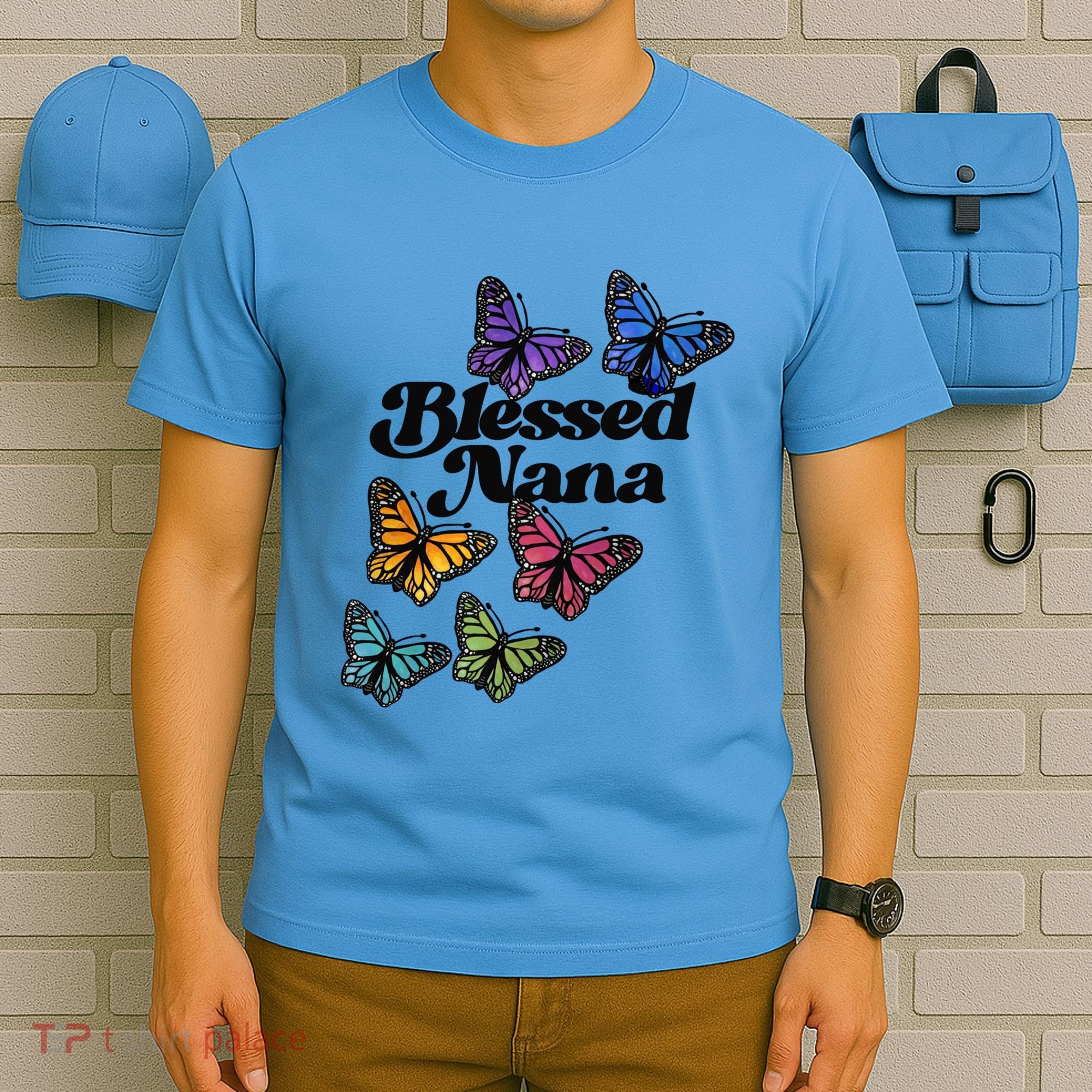 Blessed Nana Beautiful Grandparents Day Gift T-Shirt