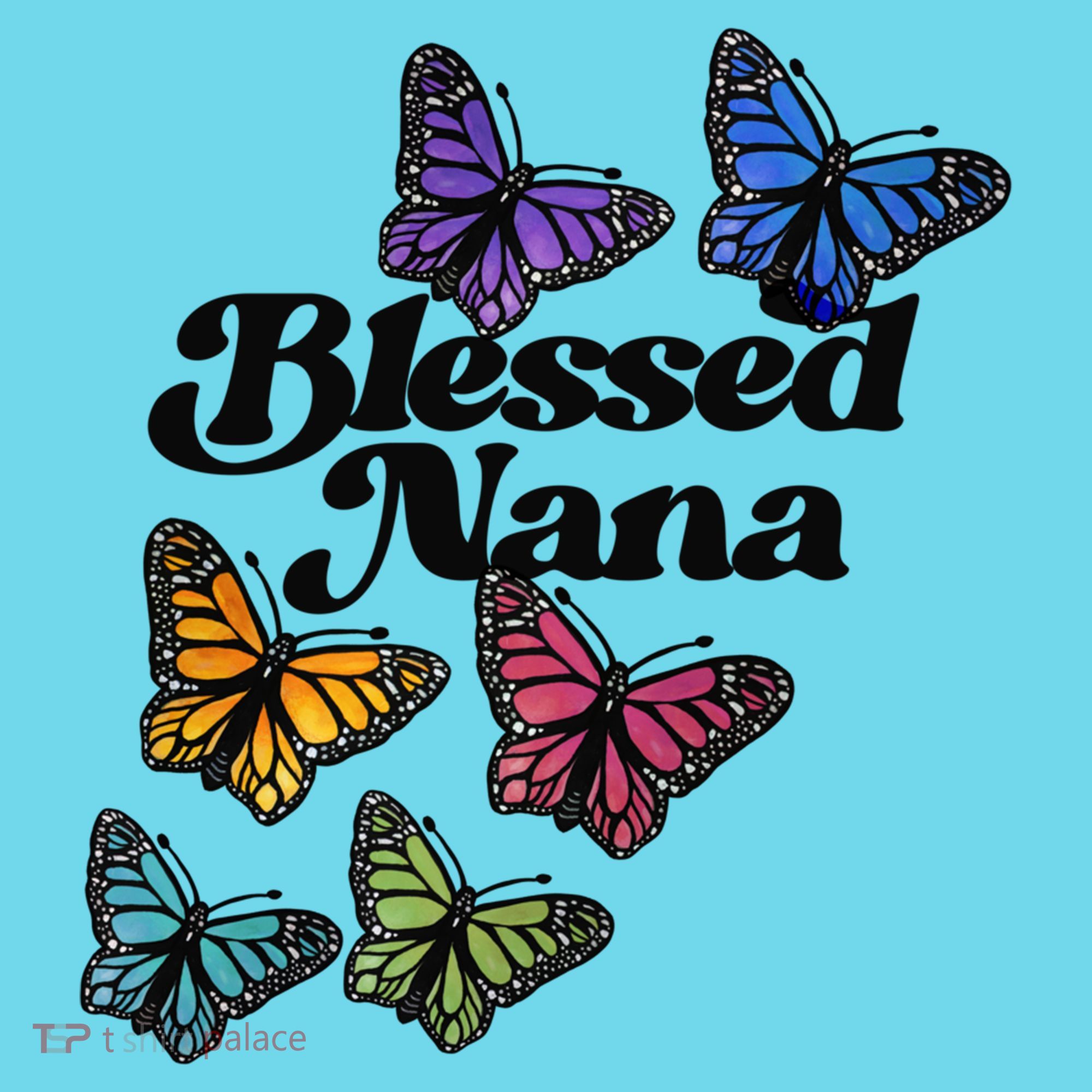 Blessed Nana Beautiful Grandparents Day Gift Button