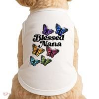 Blessed Nana Beautiful Grandparents Day Gift Doggie Tank thumb 0