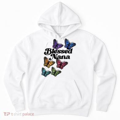 Blessed Nana Beautiful Grandparents Day Gift Hoodie