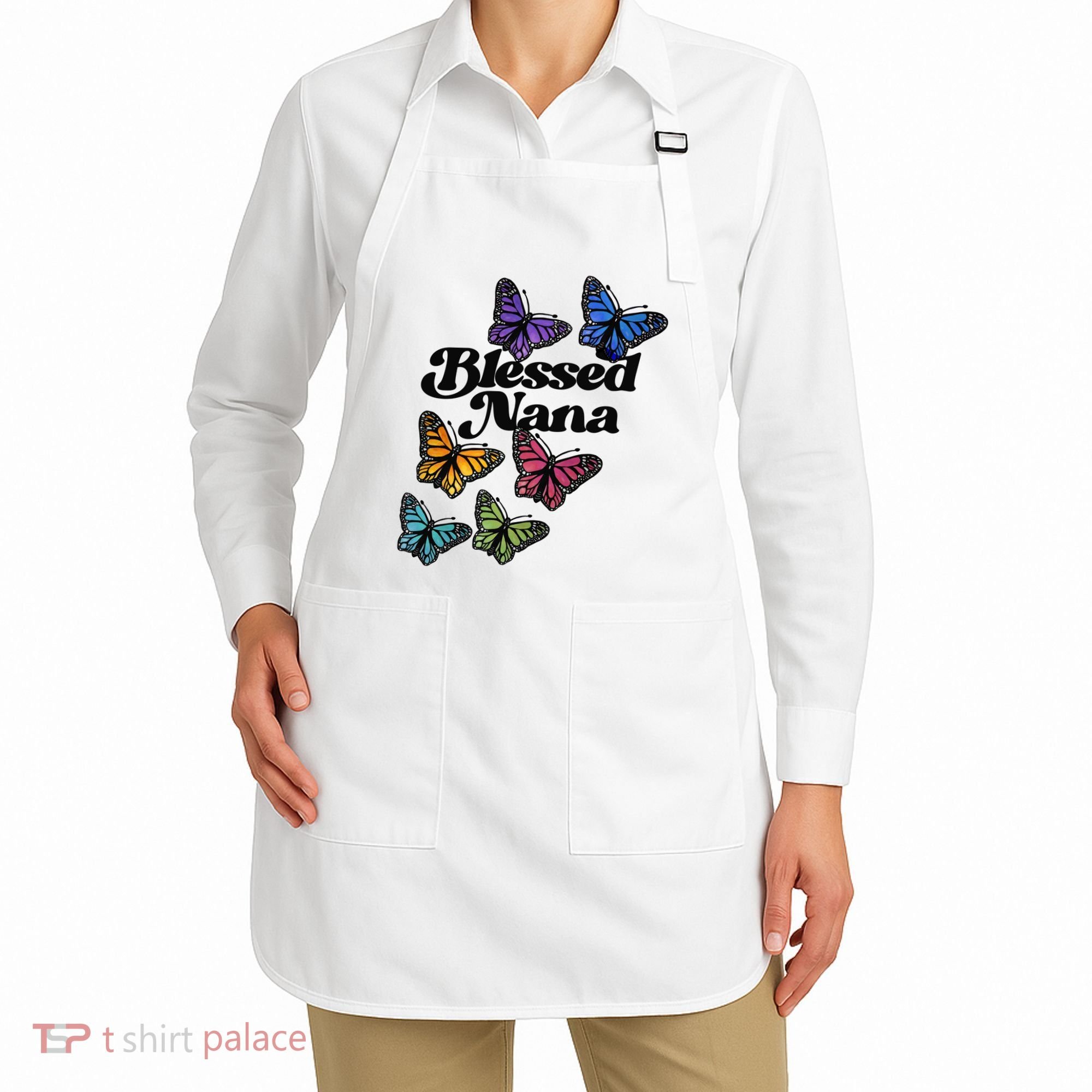 Blessed Nana Beautiful Grandparents Day Gift Apron