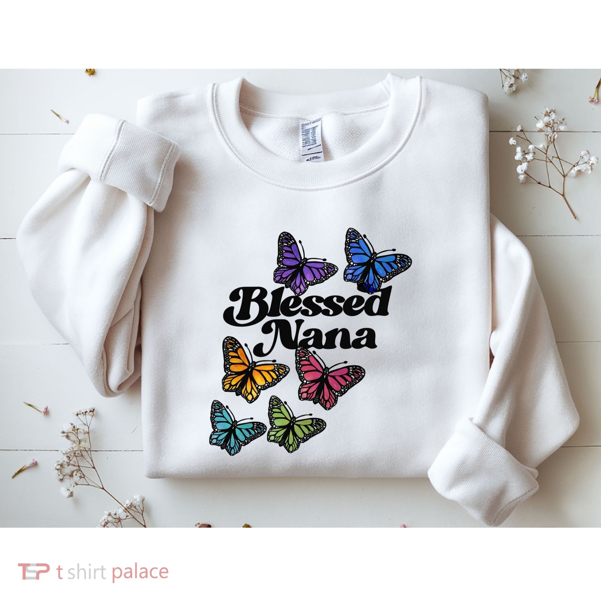 Blessed Nana Beautiful Grandparents Day Gift Sweatshirt