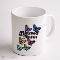 Blessed Nana Beautiful Grandparents Day Gift Coffee Mug thumb 1