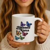 Blessed Nana Beautiful Grandparents Day Gift Coffee Mug thumb 3