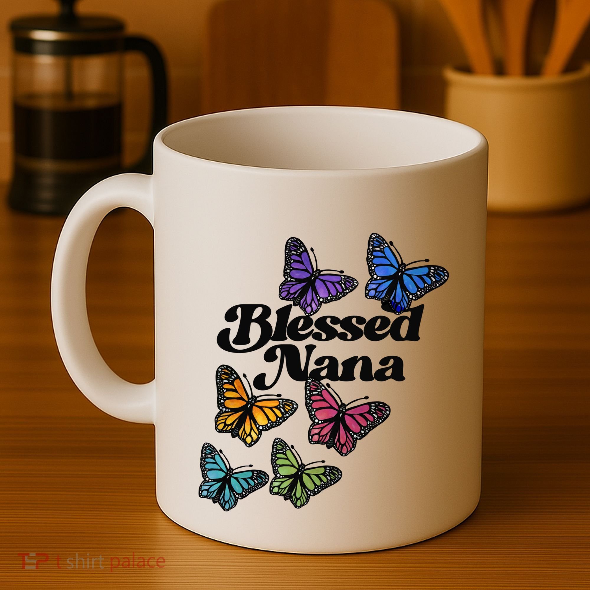 Blessed Nana Beautiful Grandparents Day Gift Coffee Mug