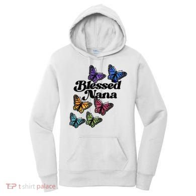 Blessed Nana Beautiful Grandparents Day Gift Women's Hoodie
