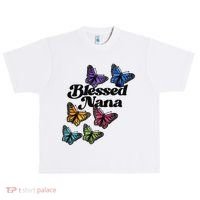 Blessed Nana Beautiful Grandparents Day Gift Urban Oversized Heavyweight T-Shirt thumb 0
