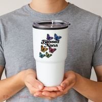 Blessed Nana Beautiful Grandparents Day Gift Tumbler thumb 2
