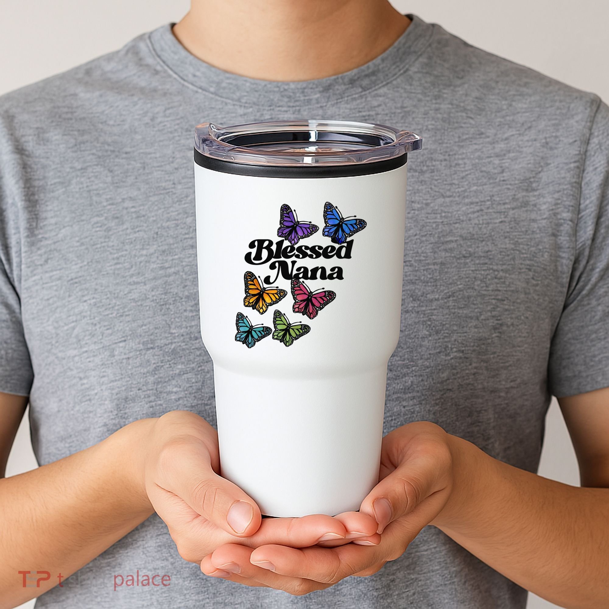 Blessed Nana Beautiful Grandparents Day Gift Tumbler