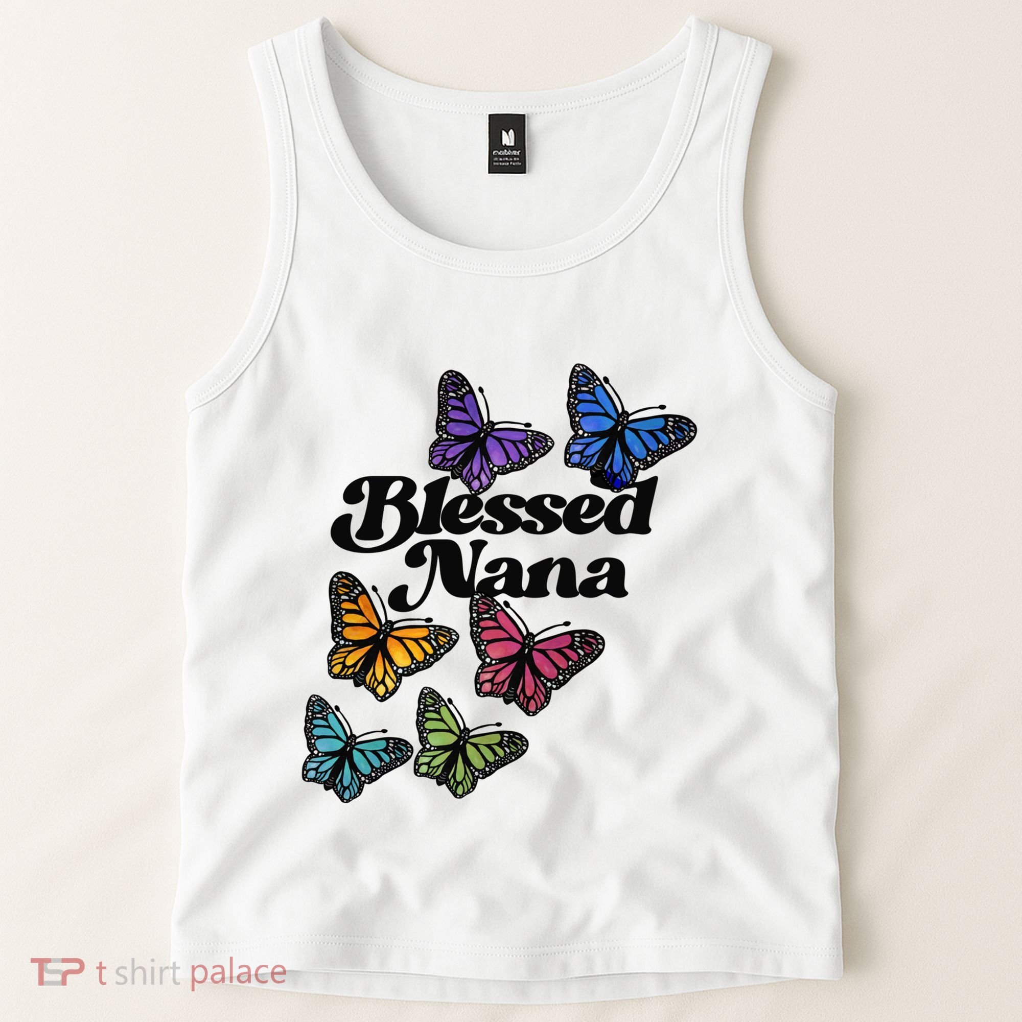Blessed Nana Beautiful Grandparents Day Gift Tank Top