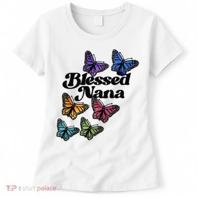 Blessed Nana Beautiful Grandparents Day Gift Women's T-Shirt
