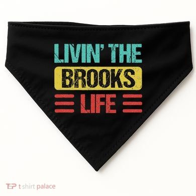 Brooks Name USA-Made Doggie Bandana