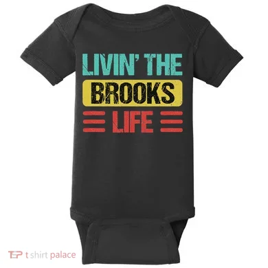 Brooks Name Baby Bodysuit