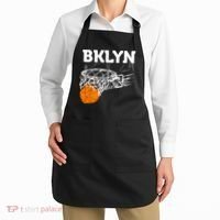 Brooklyn NYC Basketball Net Gift Funny New York City Apron thumb 2