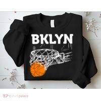 Brooklyn NYC Basketball Net Gift Funny New York City Sweatshirt thumb 2