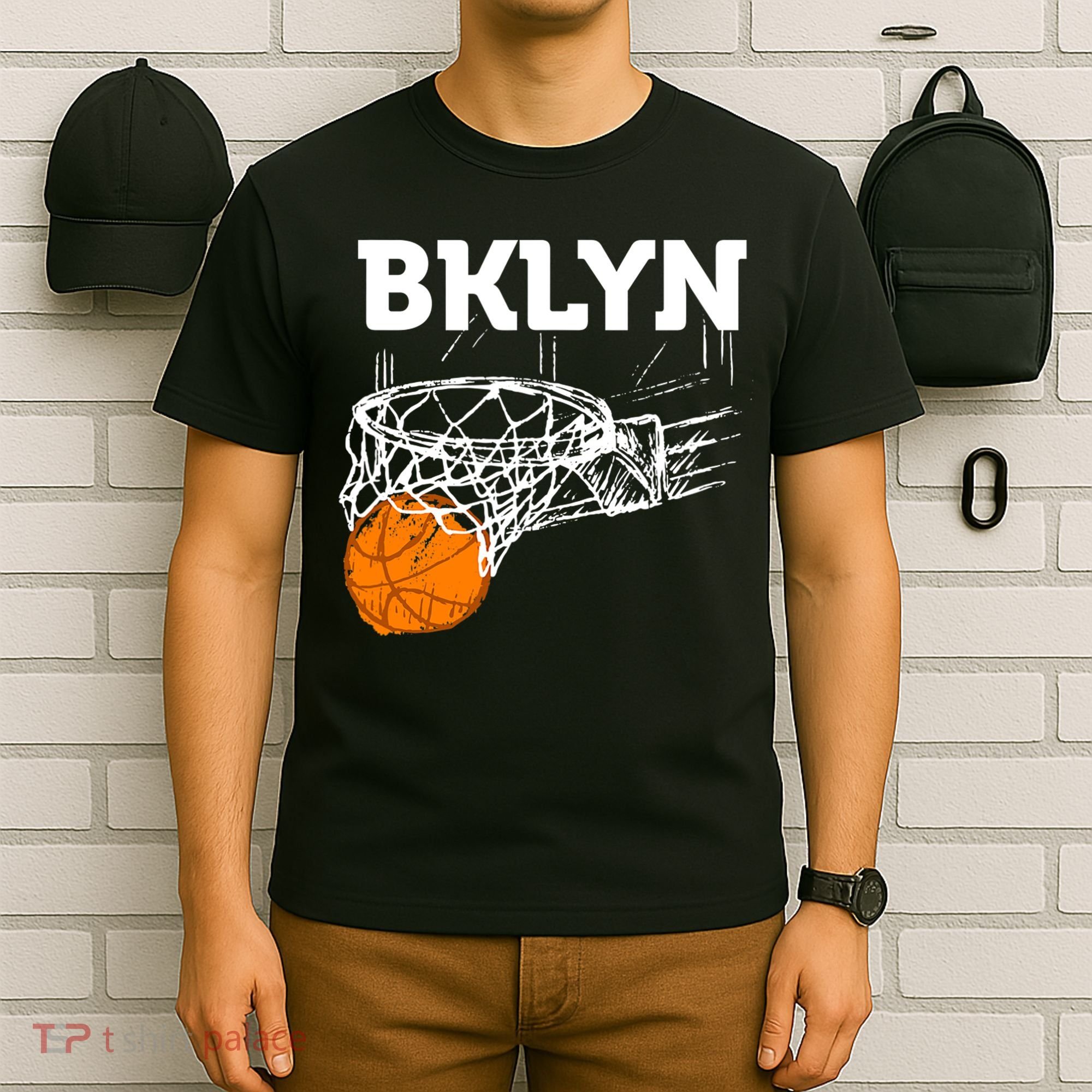 Brooklyn NYC Basketball Net Gift Funny New York City T-Shirt