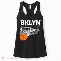 Brooklyn NYC Basketball Net Gift Funny New York City Women's Tank Top thumb 0