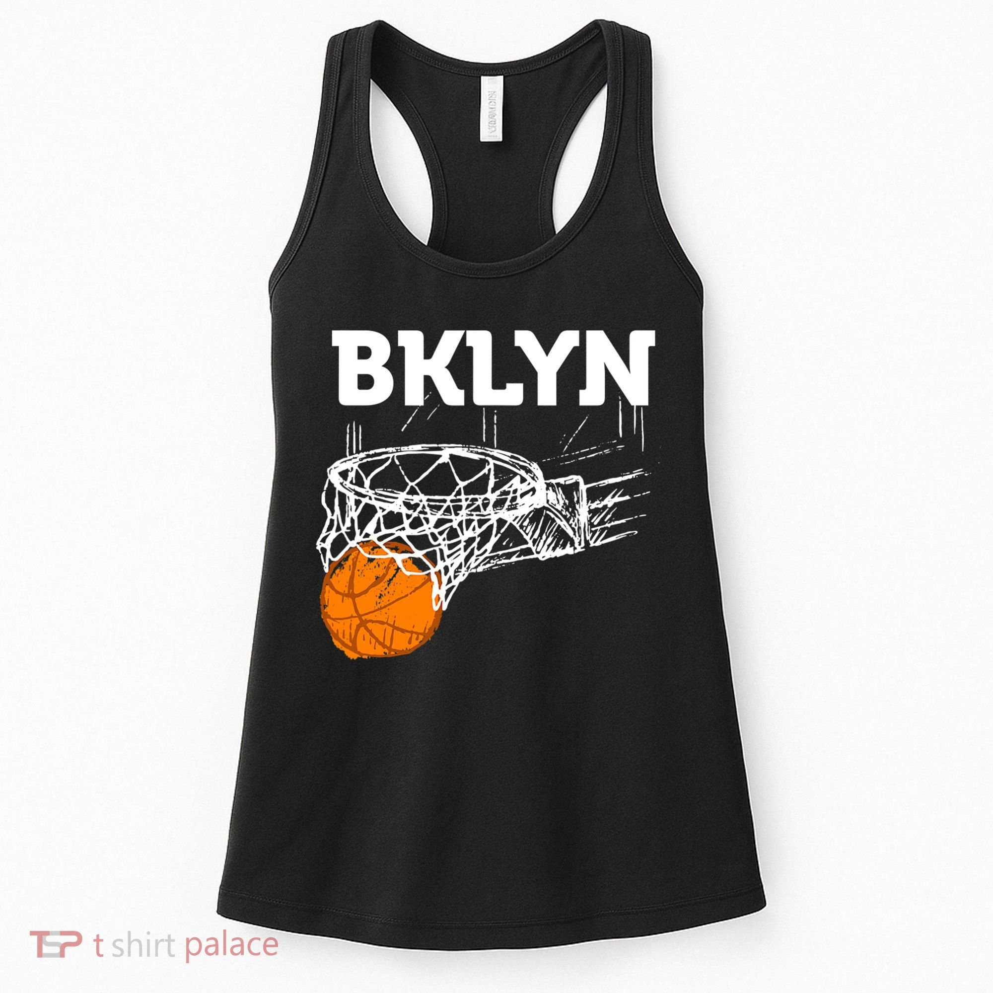 Brooklyn NYC Basketball Net Gift Funny New York City Women's Tank Top