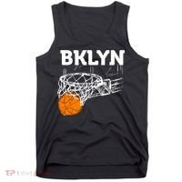 Brooklyn NYC Basketball Net Gift Funny New York City Tank Top thumb 0