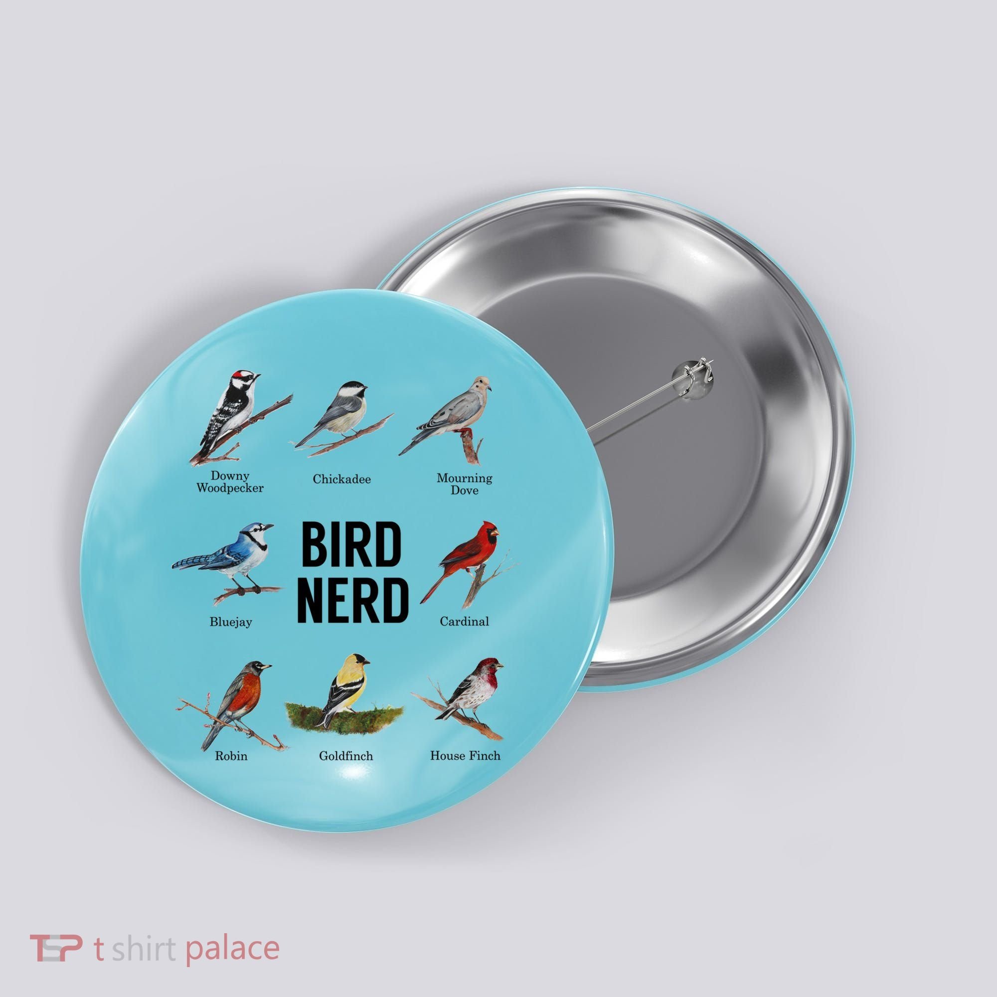 Bird Nerd Bird Lover Or Watcher Gift Button