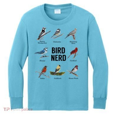 Bird Nerd Bird Lover Or Watcher Gift Kids Long Sleeve Shirt