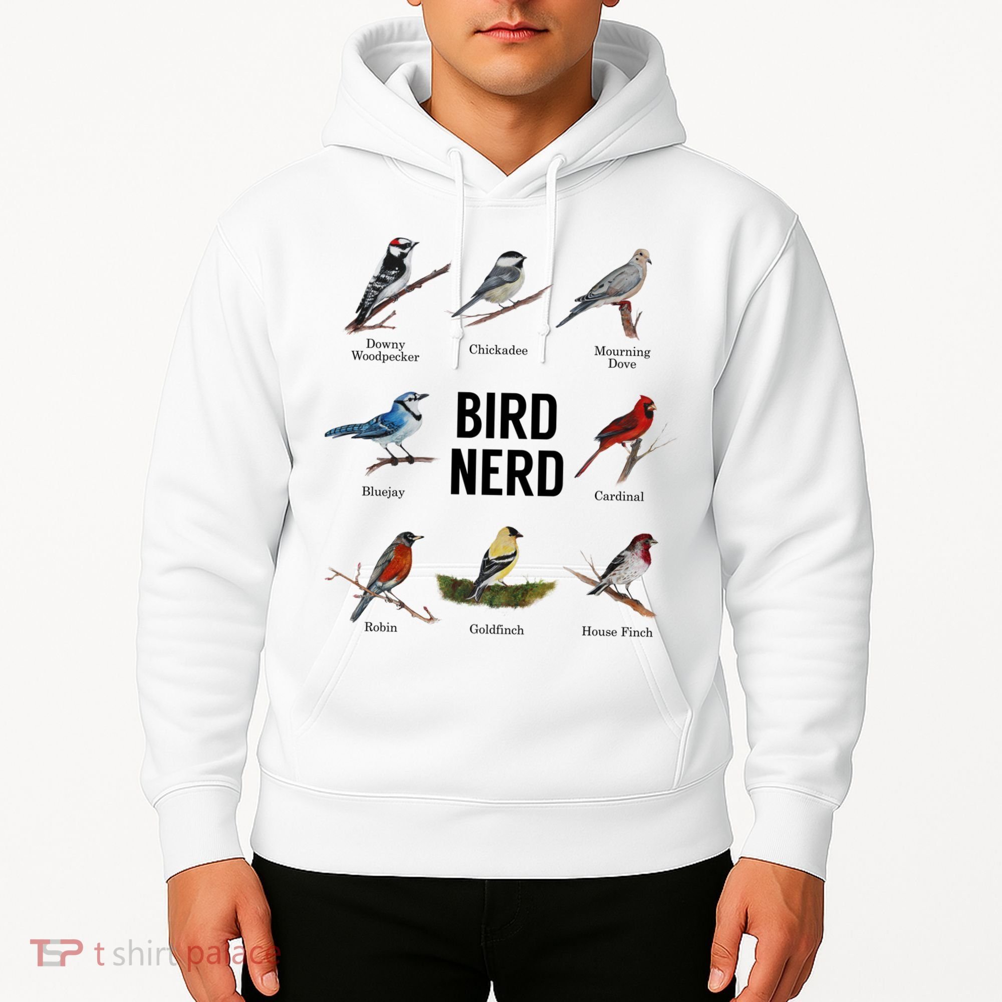 Bird Nerd Bird Lover Or Watcher Gift Hoodie