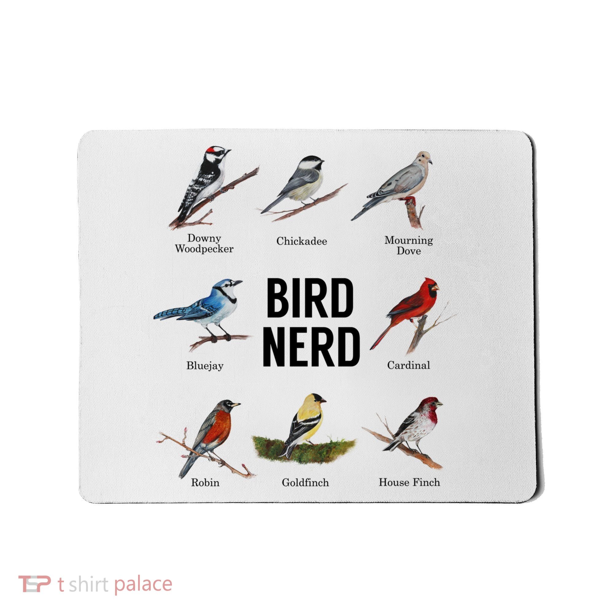 Bird Nerd Bird Lover Or Watcher Gift Mousepad