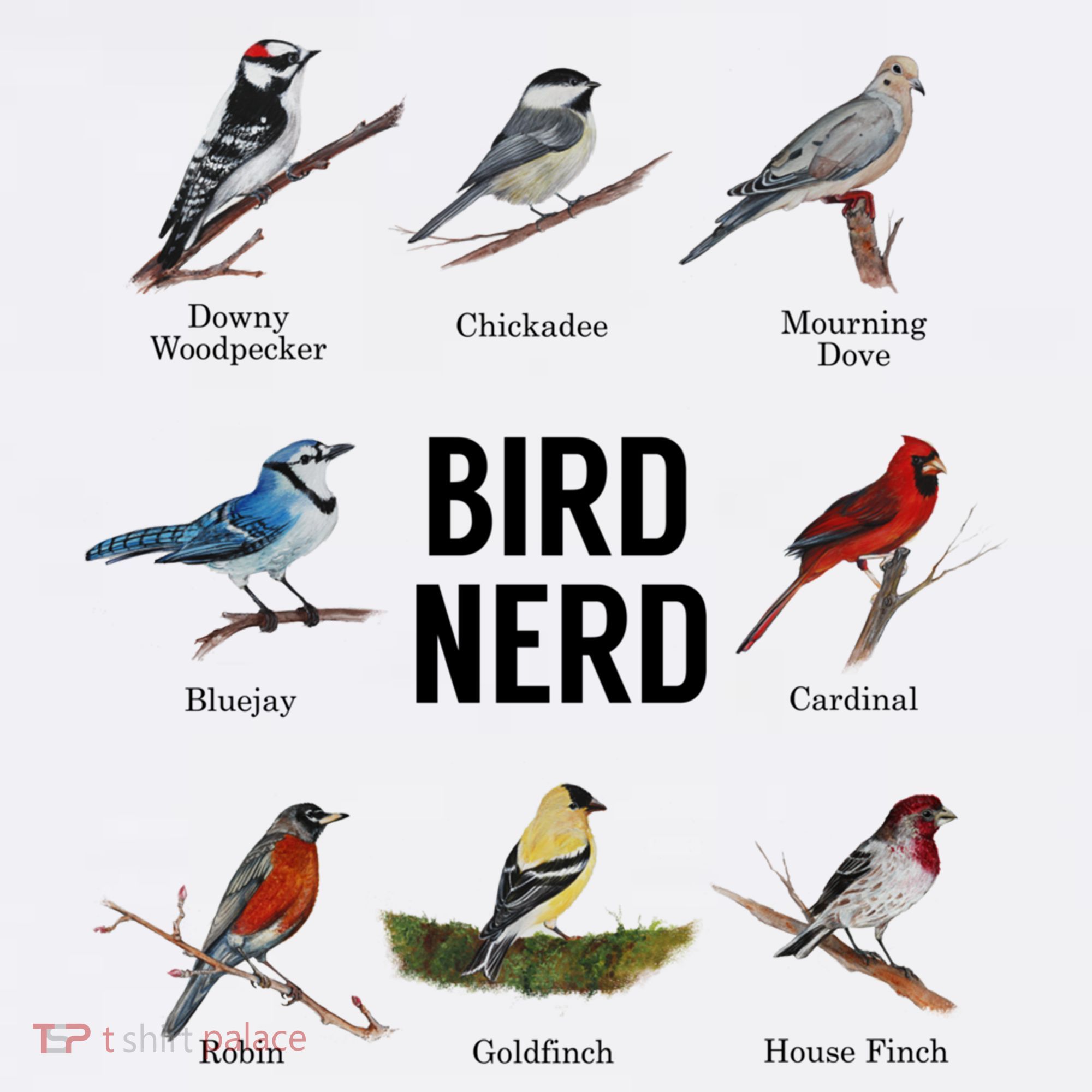 Bird Nerd Bird Lover Or Watcher Gift Mousepad