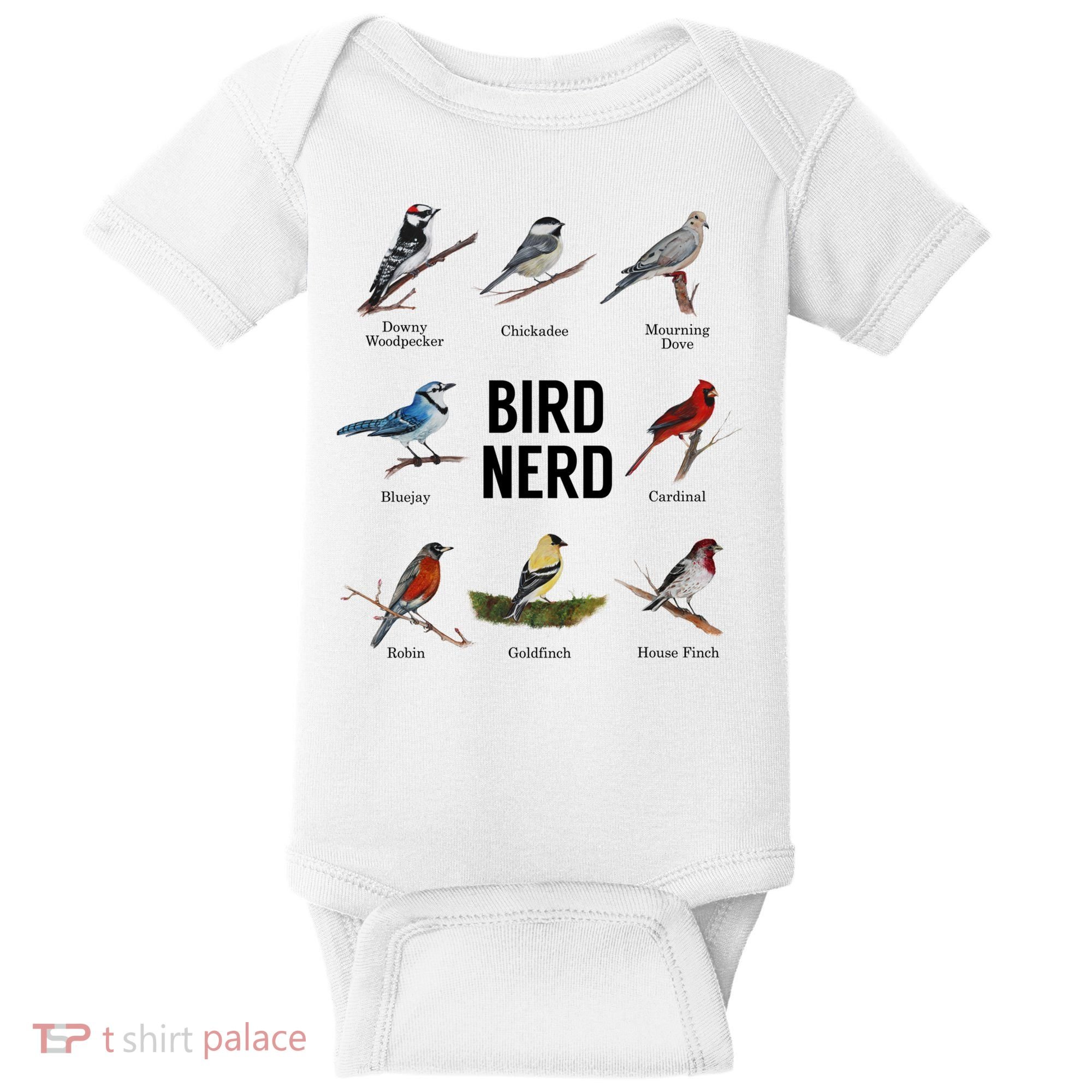 Bird Nerd Bird Lover Or Watcher Gift Baby Bodysuit