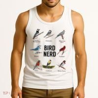 Bird Nerd Bird Lover Or Watcher Gift Tank Top thumb 3