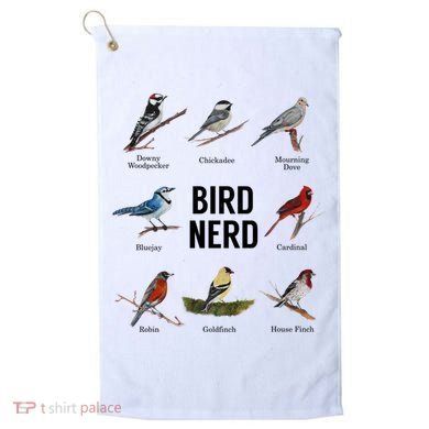 Bird Nerd Bird Lover Or Watcher Gift Golf Towel